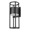 Z-Lite Luca Outdoor Wall, 2-Light, 9.25 In.W x 9.5 In.L x 24 In.H, Black/Etched 517B-BK-LED - alternate 6